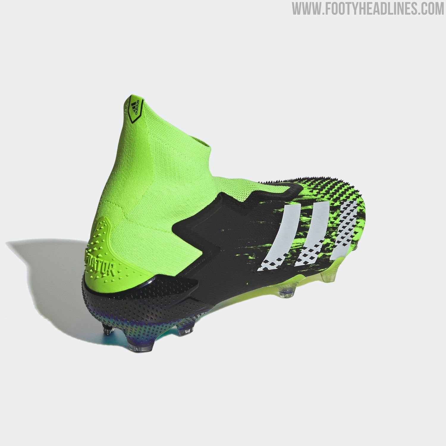 Signal Green Adidas Predator 20 Precision To Blur Boots